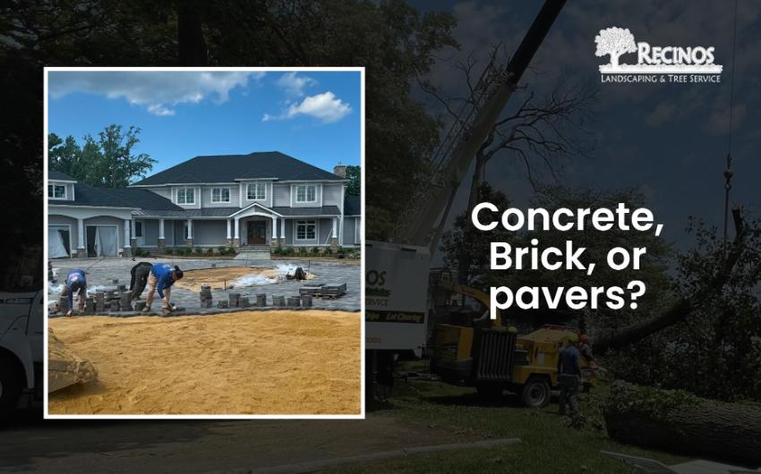 Concrete, Brick, or Pavers? How Maryland Homeowners Choose the Right Hardscape Material